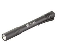 Streamlight 66118 Stylus Pro Lampe Stylo LED Blanche 100 Lumens pour Inspecteurs Forces de l’Ordre et Usage Quotidien avec 2 Piles Alcalines AAA, Noir