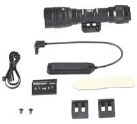 Streamlight ProTac 88127 HL-X Pro USB 1000 lumens High Candela Multi-Fuel Long Gun Light avec capuchon jack, kit M-Lok, interrupteur à pression, outil et batterie USB SL-B26 avec cordon USB, noir