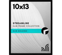 Streamline Collection Cadre Photo De 25,4 X 33 Cm Avec Verre Résistant Aux Chocs ¿ Cadre Photo À Bordure Fine Pour Affichage Mural Ou De Table ¿ Matériel De Suspension Et Chevalet Arrière