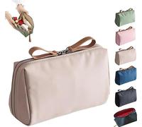 Streamline Travel Makeup Pouch for Women,Portable Waterproof Multifunctional Toiletry Bag,Stylish Mini Cosmetic Pouch