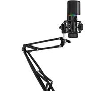 Streamplify MIC Arm - Microphone USB cardioïde RVB PC Gaming avec Bras de Fixation, Micro de Streaming avec Bouton de Coupure de Son, pour compléter Un équipement de podcasting