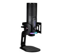 Streamplify Microphone MIC Pro RGB, qualité Studio, réduction avancée du Bruit, 192 kHz/24 Bits, 10 Effets d'éclairage RGB, 4 Motifs sélectionnables