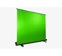 Streamplify Screen Lift Greenscreen Rollup 200x150cm - Construction à tiges hydraulique - Arrière-Plan Photographie - Écran Vert enroulé avec Support pour Streaming - roulettes verrouillables