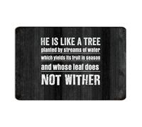 Streams of Water Plaque rétro en métal avec inscription « He Is Like A Tree Planted' » par Streams of Water - Décoration d'intérieur - 20,3 x 30,5 cm