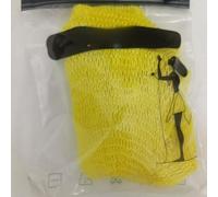 STREAMVOY Brosse de bain exfoliante - Sangle dorsale pour sauna, 12 couleurs, longue serviette en luffa pour enlever les peaux mortes, exfoliante en polyester (jaune)