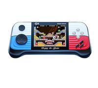 STREAMVOY Console de jeu portable, mini machine d'arcade rétro préchargée avec 500 jeux classiques comme Contra (G9 double poignée rouge et bleue)
