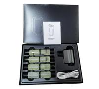 STREAMVOY Diffuseur automatique pour voiture, désodorisant intelligent avec 3 recharges, parfum de 90 jours, parfum de voiture avec clip d'aération en métal (parfum frais et fruité, 8 bouteilles)