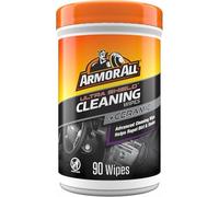 STREAMVOY Lot de 90 lingettes nettoyantes pour voiture - Sans danger pour l'intérieur et l'extérieur, formule sans traces pour tableau de bord, cuir, vinyle et plastique, sans résidus gras (lingettes