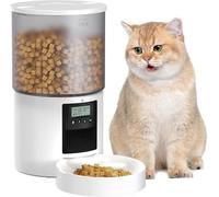 STREAMVOY PetMate Distributeur automatique intelligent de nourriture pour chat/chien, design anti-obstruction, récipient de nourriture sèche de grande capacité, enregistreur vocal et contrôle par