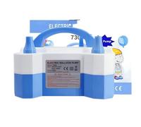 STREAMVOY Pompe à air électrique pour ballons - Gonflage rapide, portable et légère, fonctionne avec piles, utilisation universelle pour les fêtes, flotteurs de piscine, gonflables (coque en plastique