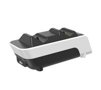 STREAMVOY Station de charge rapide pour manette PS5, double station d'accueil sans fil avec indicateur LED, câble de type C, protection contre les surcharges et base antidérapante