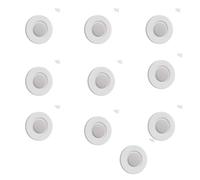 STREAMVOY Support magnétique pour télécommande - Support adhésif sans perçage pour télécommandes d'appareils électroménagers, aimant puissant en néodyme, organisateur peu encombrant (9 pièces)