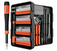 STREBITO Ensemble de tournevis de précision 64 en 1 avec Torx, Triwing, Pentalobe Star, mini kit d'outils de réparation pour ordinateur, PC, ordinateur portable, téléphone, PS5, Xbox, Switch, lunettes