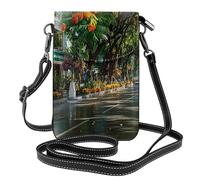 Street After Rain Petit sac à main pour téléphone portable pour femme compact, tendance et fiable pour un usage quotidien