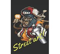 Street Art - Graffiti: Cahier de dessins en gris et blanc à customiser avec vos graffs - pour les passionnés d'art de rue -