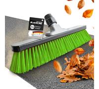 Street Broom 40 Cm Cordless-Blackline Green,Extra Sturdy And Durable,Powerful Outdoor Broom,Yard Broom,Garden Broom,Patio Broom,Handled Broom,Made In