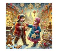 Street Cookie Boy Puzzle 90 Pièces Adultes, 30x30cm DIY Puzzle Impossible Jeu de Création et Logique, Puzzles Classiques pour Adultes et Enfants de 12 Ans et Plus