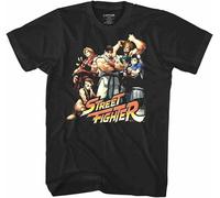 Street Fighter 2 Characters Men's Mens Women T Shirt 100% Cotton Cammy Guile Chun-Li RYU Combat Capcom Manches Courtes(X-Large)