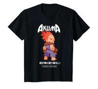 Street Fighter Kids Akuma Champion Capcom Arcade années 90 Y2K T-Shirt