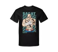 Street Fighter Sagat Video Martial Arts Gaming Tee Shirt Black M