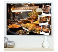 STREET FOOD Impressions around the world (High Quality Premium Wall Calendar 2026 DIN A2 landscape),CALVENDO 12 Month Wall Calendar: Enjoy international charm and delights