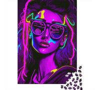 Street Lady Puzzle de 1000 pièces pour adolescents, cadeaux, jeux éducatifs pour la maison, jouets de bricolage, 1000 pièces (75 x 50 cm)