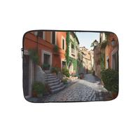 Street of Italy Housse pour ordinateur portable 13 pouces, imperméable, résistante aux chocs, sac léger pour tablette