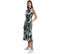 Street One 1408784 Robe Chemisier sans Manches, Bleu Marine, 46 Femmes
