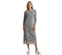 Street One 1408845 Robe en Maille à Motifs, Beige Matin, 48 Femmes