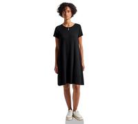 Street One 1408929 Robe t-Shirt de Couleur Unie, Noir, 36 Femmes