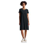 STREET ONE 1408929 Robe t-Shirt de Couleur Unie, Vert pin Grove, 44 Femmes