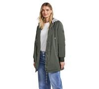 Street One 2005351 Long Blouson à Capuche, Cypress Green, 38 Femmes