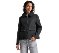 Street One 2115350 Veste avec col Amovible, Bleu Obsidienne, 44 Femmes