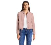 Street One 2116757 Veste en Velours côtelé avec Fermeture éclair, Rose pâle, 48 Femmes