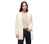 Street One 2515401 Cardigan Long en Fil de Plumes, Beige Doux, 44 Femme