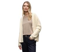 Street One 2515403 Cardigan Douillet à col en V, Beige Doux, 40 Femme