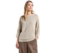 Street One 3015452 Pull texturé, Crème Tusk, 44 Femme