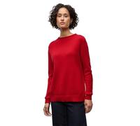 Street One 3015492 Pull avec Bord roulé, Racing Rouge, 42 Femme