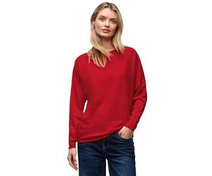 Street One 3015504 Pull Basique Dolman, Racing Rouge, 48 Femme