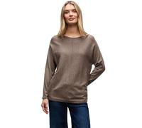 Street One 3015504 Pull Basique Dolman, Silk Brown Mel, 46 Femme