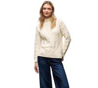 Street One 3015505 Pull torsadé, Beige Doux, 46 Femme