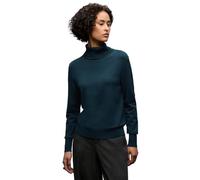 Street One 3015549 Pull Basique à col roulé, Bleu (Blue Tide), 46 Femme