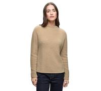 Street One 3015603 Pull en Fil à Plumes, Beige sablé, 36 Femme