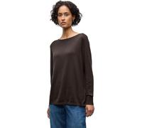 Street One 3015618 Pull Basique, Marron foncé, 38 Femme