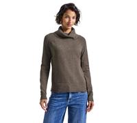 Street One 3015724 Pull à col Montant, Nomad Brown Mel, 44 Femme