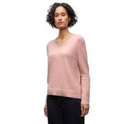 Street One 3015725 Pull à col en V Doux Faded Rose Mel, 50 Femmes