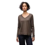 Street One 3015725 Pull Douillet Col V Femme Nomad Marron Mel, Taille 46