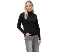 Street One 3016780 Pull en Maille côtelée, Noir, 36 Femme