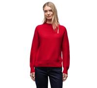 Street One 3017074 Pull texturé, Rouge Racing, 42 Femme