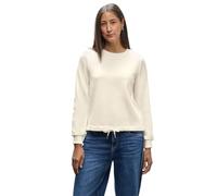 Street One 3017129 Sweat côtelé, Beige Doux, 46 Femme